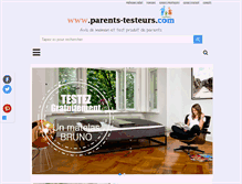 Tablet Screenshot of parents-testeurs.com